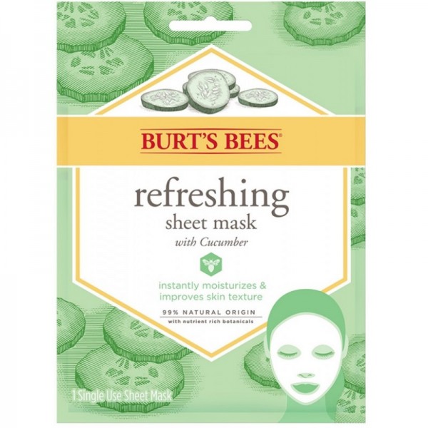 BURT'S BEES FACE SHEET MASK REFRESHING PEPINO /6